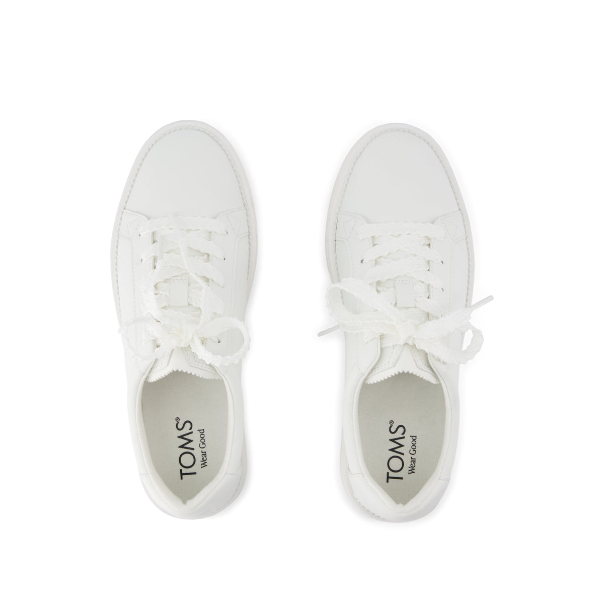 Womens Izzy Lace-Up Sneaker White Faux Leather - sneakers - view 6