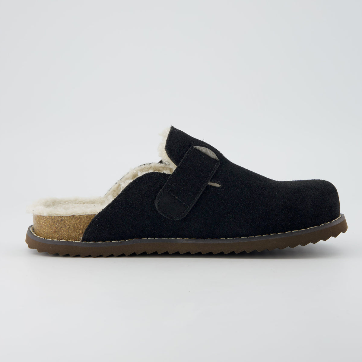 Blain Fur Genuine Suede Clogs - sneakers - view 4