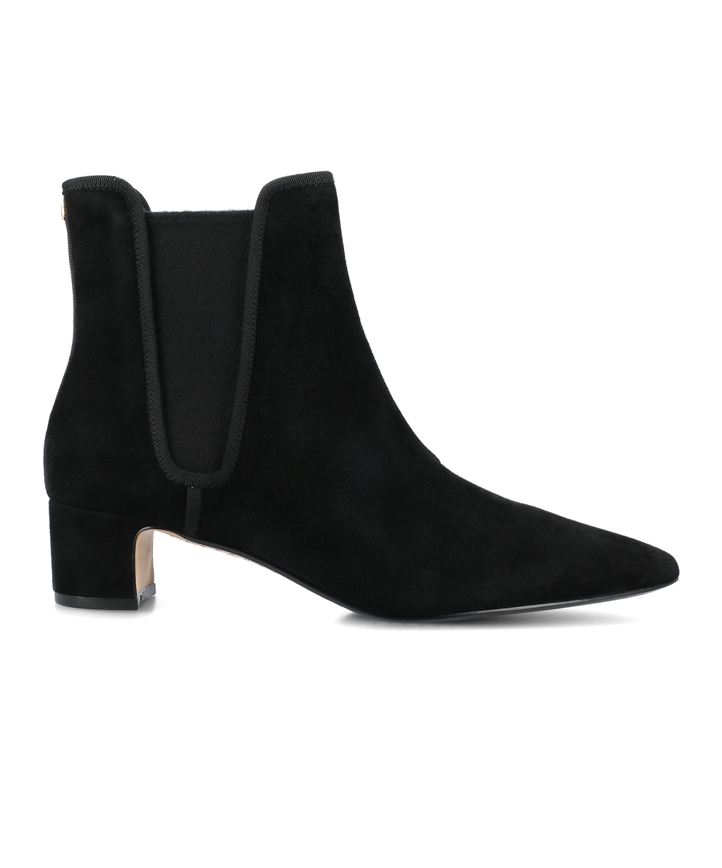 The Goldfinch 40 Chelsea Bootie - Black Suede - chelsea-boots - view 3