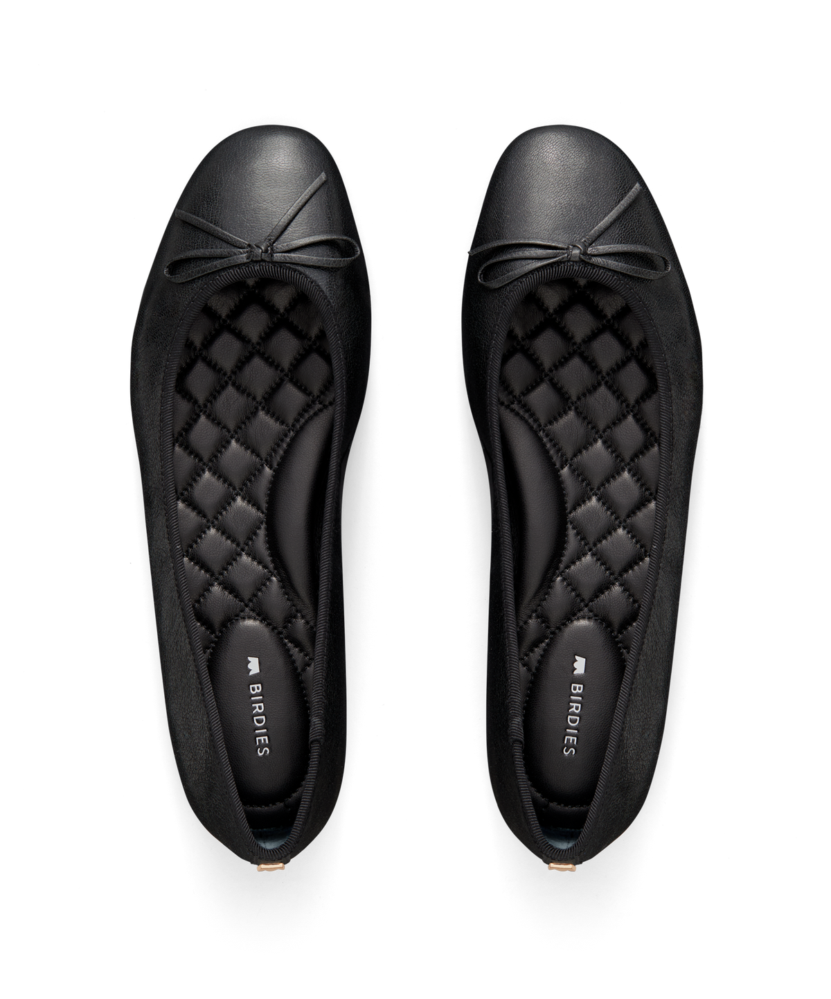 The Hummingbird - Noir Leather - flats - view 4