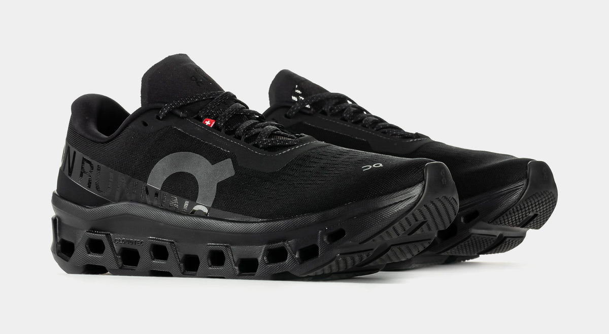 Cloudmonster Mens Running Shoes (Black/Black) - sneakers - view 4